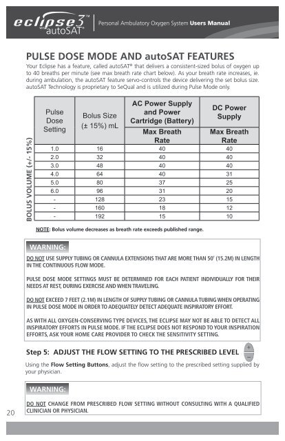 Eclipse 3 User Manual - SeQual Technologies