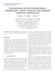 nonlinear active suspension modelling using linear parameter