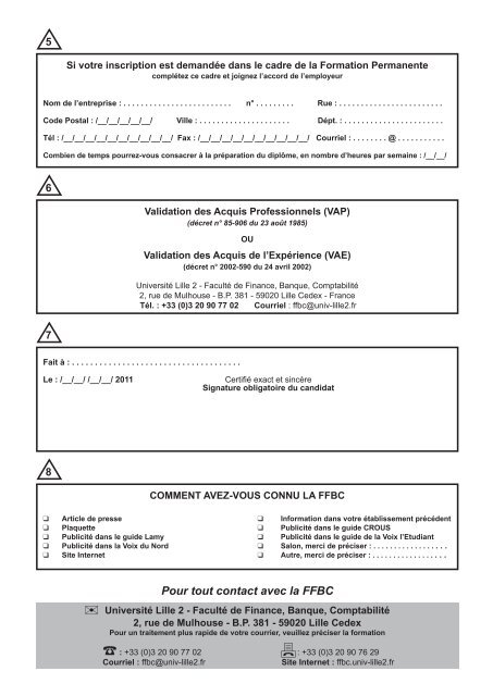 DOSSIER DE CanDIDatuRE 2011/2012 DOSSIER DE ...