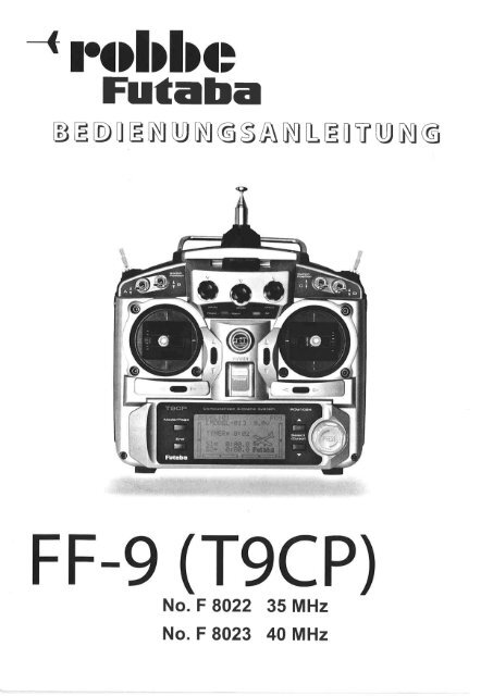Download FF-9 (T9CP) Anleitung F8022 - Futaba Forum