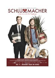 SCHLUSSMACHER – Presseheft - Thimfilm