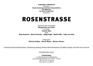 ROSENSTRASSE