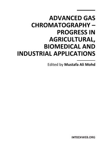 advanced gas chromatography – progress in agricultural - Index of