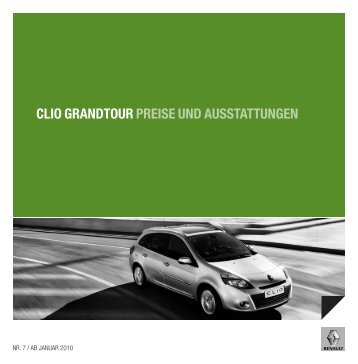 CLIO GRANDTOUR PREISE UND ... - Garage Sigrist AG