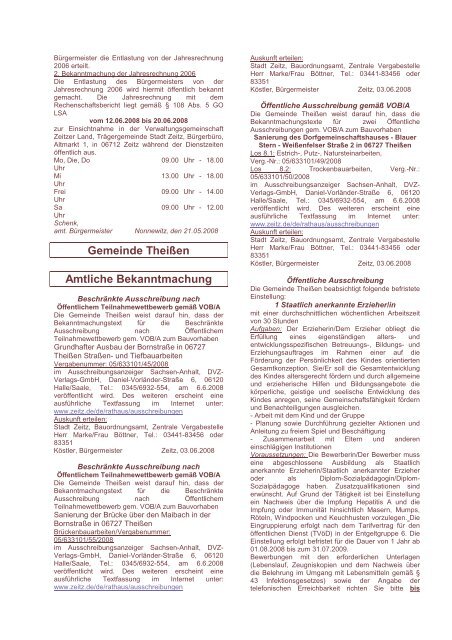 Amtsblatt 0608 - Stadt Zeitz