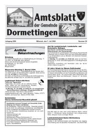 28 Dormettingen