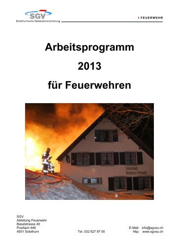 05-11 Arbeitsprogramm 2013 für Feuerwehren - SGV ...