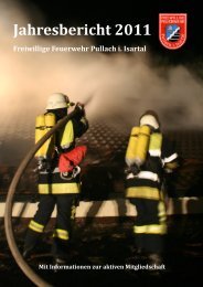 Jahresbericht 2011 - Freiwillige Feuerwehr Pullach