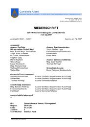 Gemeinderatssitzung vom 5.2.2007 - .PDF - Gemeinde Axams