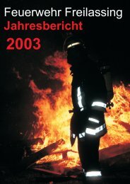 Jahresbericht 2003 - Feuerwehr Freilassing
