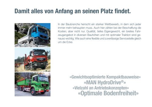 Wie es unseren Kunden gefällt - MAN Nutzfahrzeuge (Schweiz)