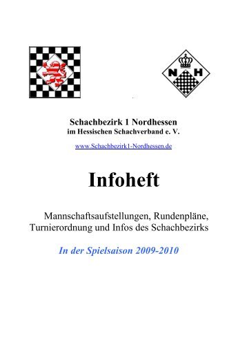 Infoheft - Jugendschach-Nordhessen