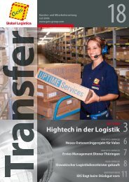 Hightech in der Logistik - Geis SDV