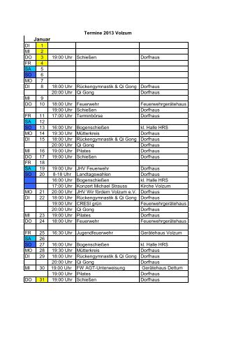 geht es zu den Terminen im Jahr - Pfarrverband Salzdahlum ...