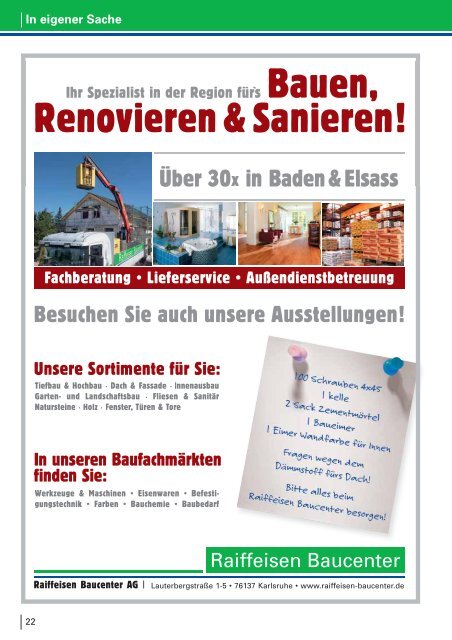 Info-Service - Raiffeisen Baucenter