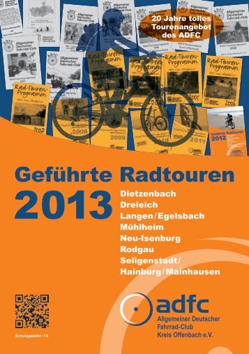 TourenProgramm 2013.pdf - ADFC Seligenstadt Hainburg ...