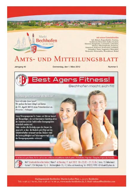 Mitteilungsblatt vom 02.03.2012 - Markt Bechhofen