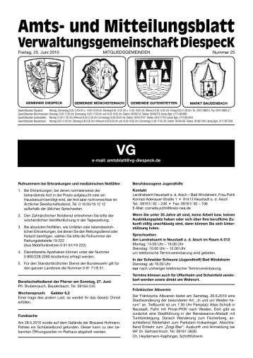 Amts- und Mitteilungsblatt - Gutenstetten