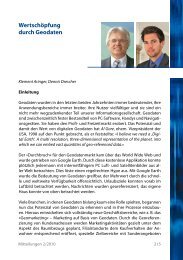 K.Aringer,D.Drescher: Wertschöpfung durch Geodaten - DVW Bayern