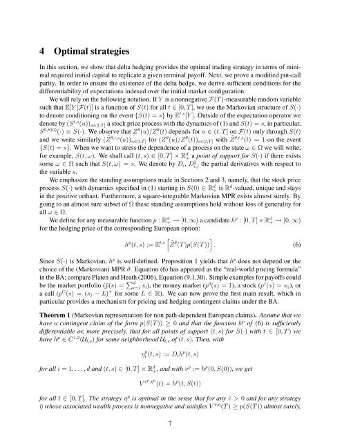 Hedging under arbitrage