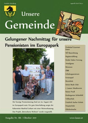 Gelungener Nachmittag für unsere Pensionisten im Europapark