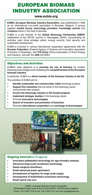 We also establish a relation. - European Biomass Conference and ...