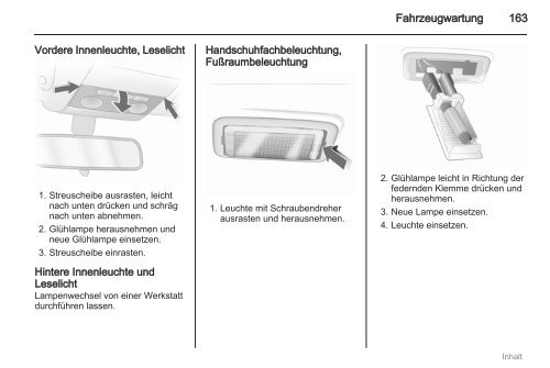 Betriebsanleitung - Opel