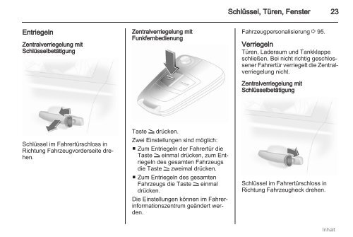 Betriebsanleitung - Opel