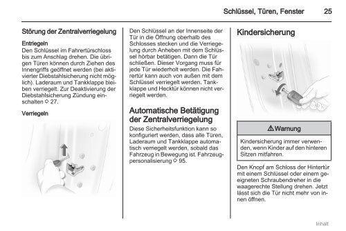 Betriebsanleitung - Opel