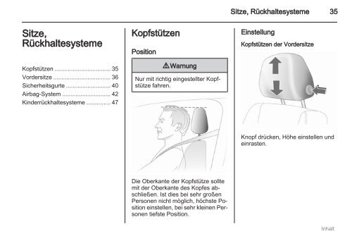 Betriebsanleitung - Opel