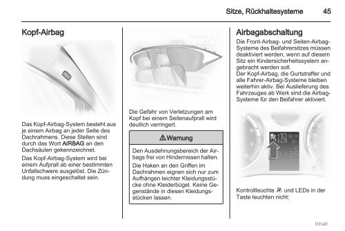 Betriebsanleitung - Opel