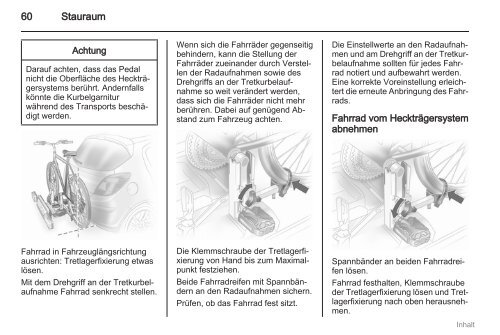 Betriebsanleitung - Opel