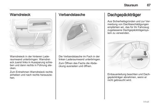 Betriebsanleitung - Opel