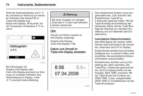 Betriebsanleitung - Opel