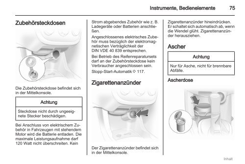 Betriebsanleitung - Opel