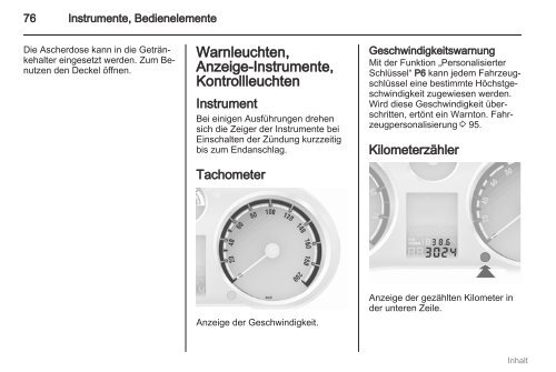 Betriebsanleitung - Opel