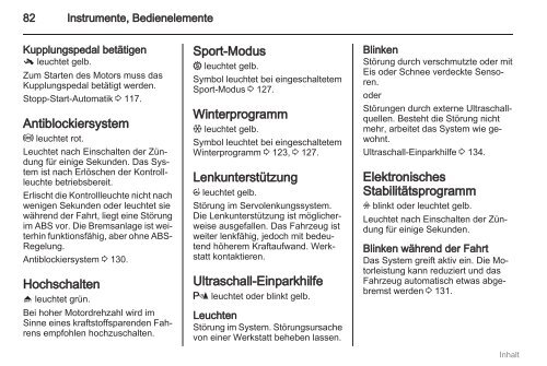 Betriebsanleitung - Opel