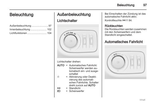 Betriebsanleitung - Opel