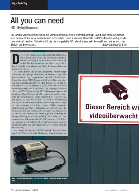 PDF-Ausgabe herunterladen (32.6 MB) - elektronik industrie