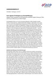 Anwenderbericht Albwerk GmbH als PDF - ACD Gruppe
