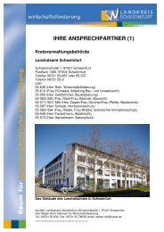 IHRE ANSPRECHPARTNER (1) - Landkreis Schweinfurt