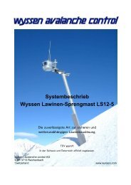 Beschr-Sprengmast LS12-5 2009 - Wyssen Seilbahnen AG