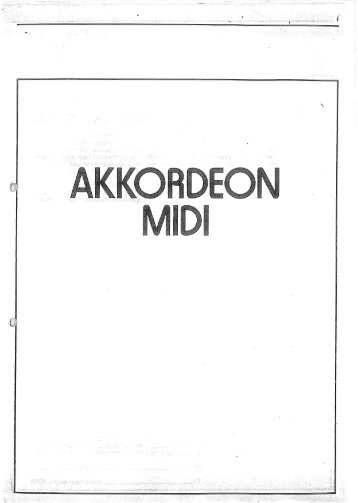 Akkordeon Midi Info's - Hohner