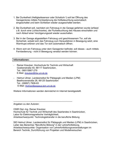 Elektrischer Garagentorantrieb als mechatronisches System