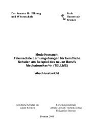 TellMe- Abschlußbericht - artecLab - Universität Bremen