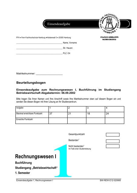 RW Einsendeaufgaben 060902.pdf - Klausurenpool