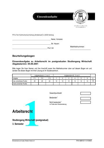 ABR Einsendeaufgaben 050901.pdf - Klausurenpool