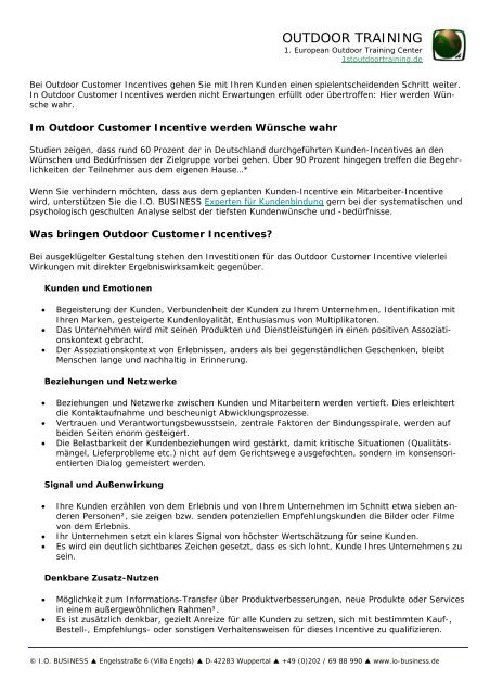 Outdoor Kundenbindung Kunden Incentive.pdf - Dozenten-Boerse