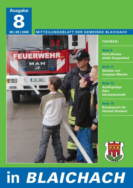 in bLAiCHACH - Gemeindeverwaltung Blaichach im Allgäu ...