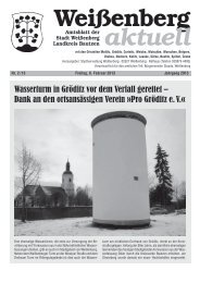 Amtsblatt 2/2013 - Stadt Weißenberg